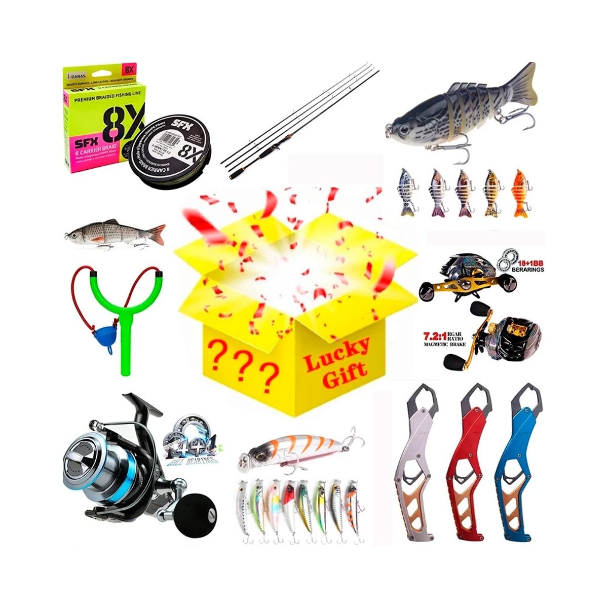 GENERICO - CAJA PESCA /SORPRESA  DEPORTIVA…