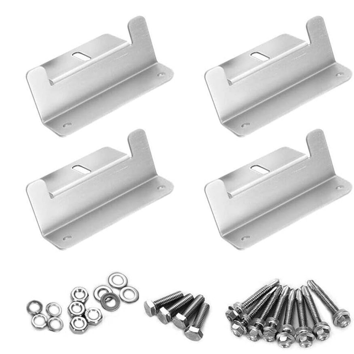 KUANGYE - Kit Fijación De Montaje Panel Solar 4 Piezas