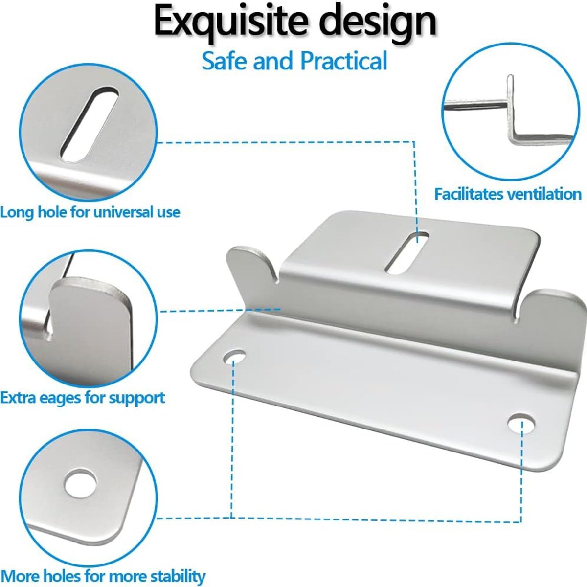 KUANGYE - Kit Fijación De Montaje Panel Solar 4 Piezas
