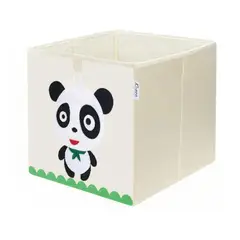 KIVARA - Caja Organizador Juguetes Ropa Infantil Oso Panda