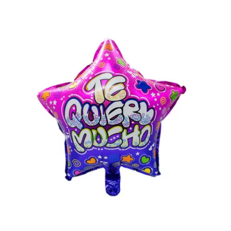 GENERICO - Globo Diseño Estrellas- Te Quiero Mucho