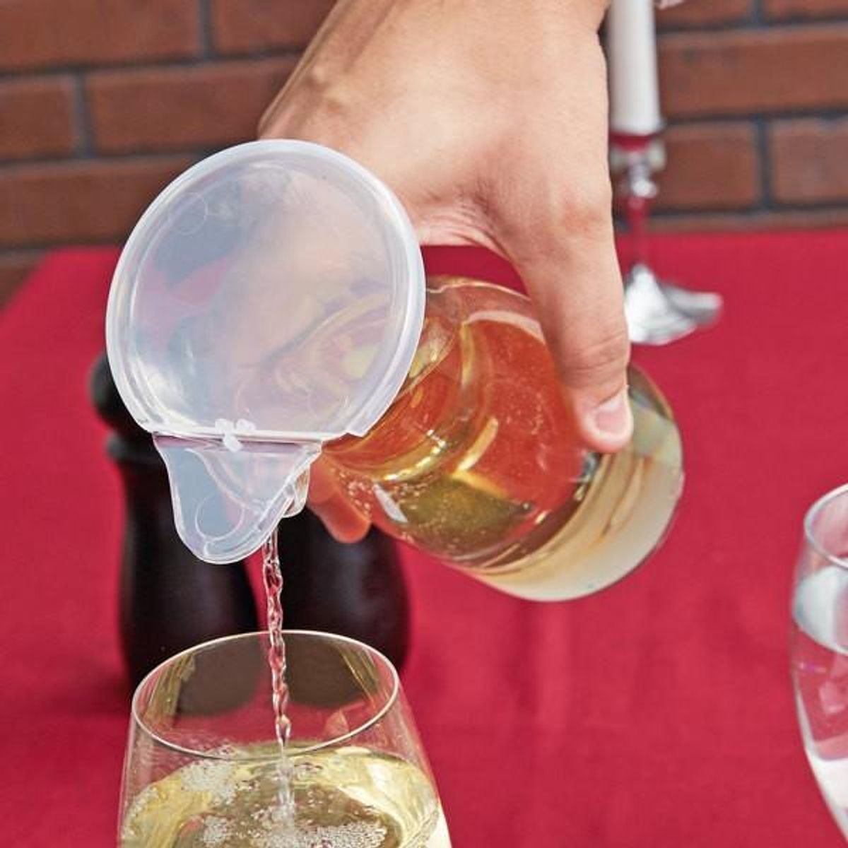 IMAHE - JARRA DE JUGO CON VERTEDOR 1/2 CON TAPA 503 ml IMAHE