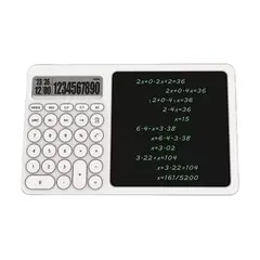 GENERICO - Calculadora Con Pizarra De Notas 28 Teclas Lcd Tactil Lapiz