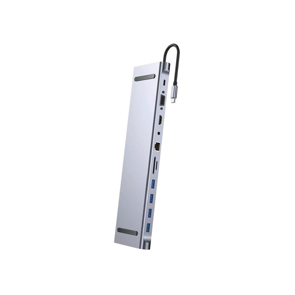 TECNOLAB - Hub Conector Tipo C 11 Conectores En 1 - SC