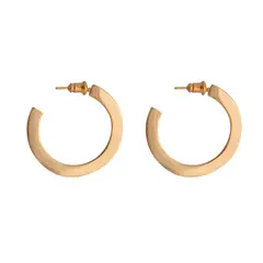 BOAZ JOYAS - ARGOLLAS AILA 30MM BAÑADAS EN ORO