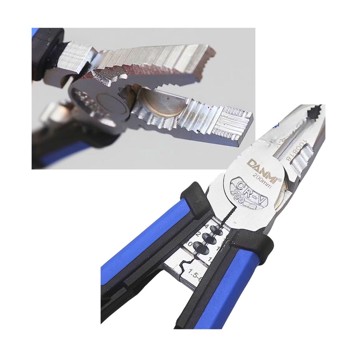 GENERICO - Alicate Multifuncional 8 Pulgadas Cortador - Danmi 100818