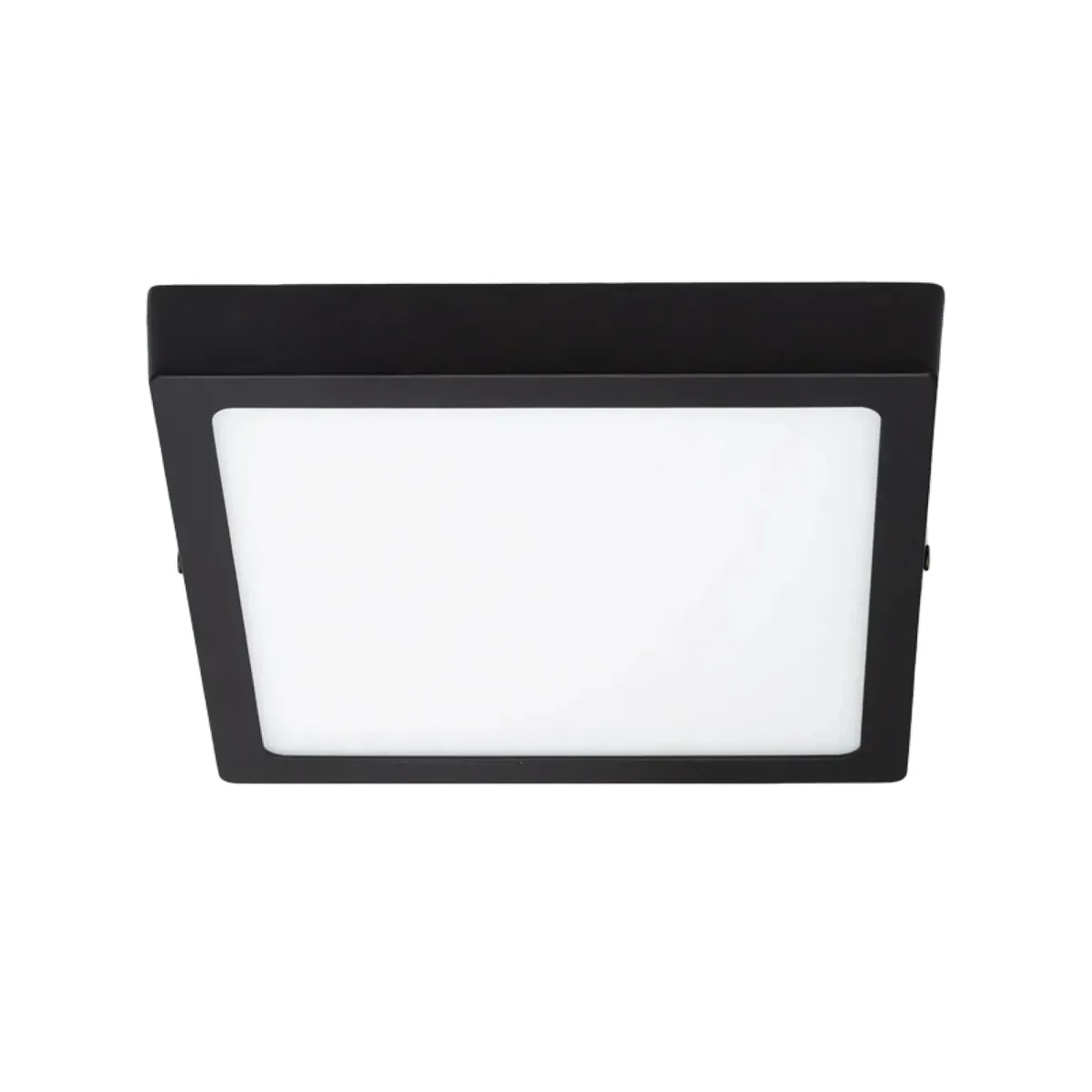 GENERICO - Panel LED Sobrepuesto Cuadrado Negro PRO 18W Neutro