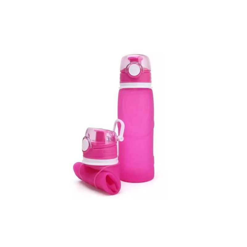 GENERICO - Botella De Agua Plegable 750ml Deportes Hidratacion Rosa