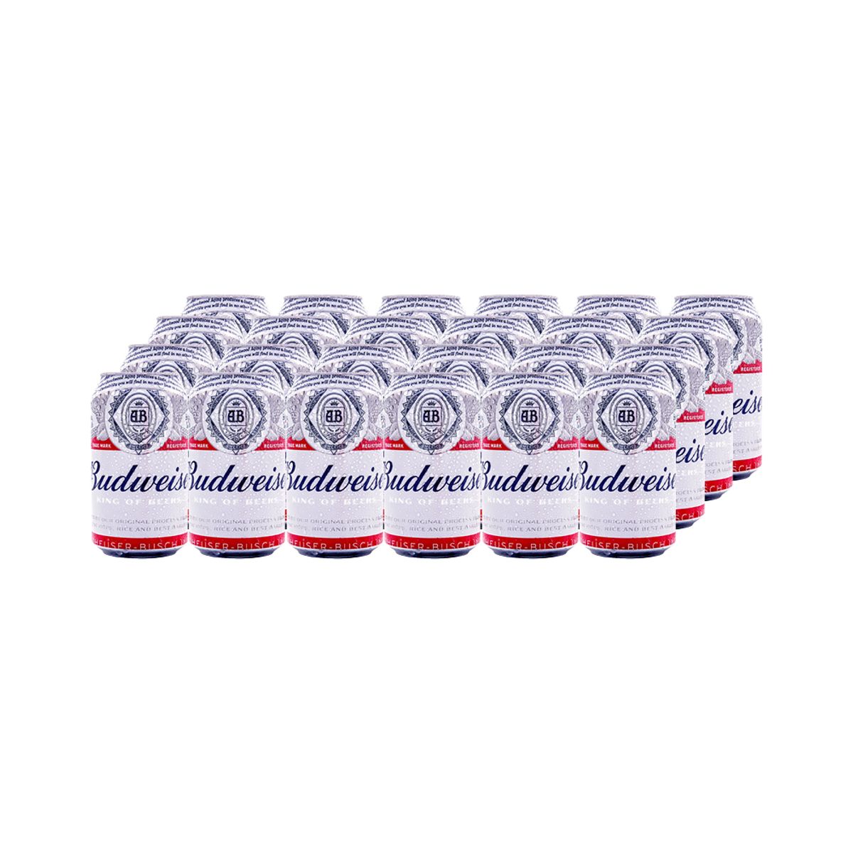 BUDWEISER - 24x Cerveza Budweiser Lata 354cc