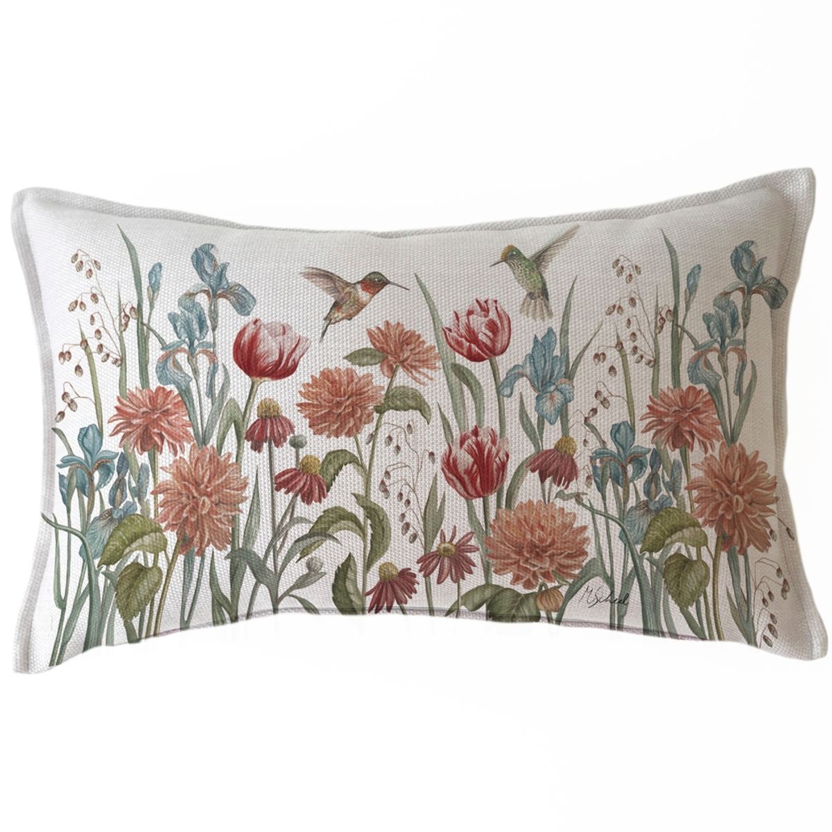 MARGARITA SCHEEL BY CASA ALVARINHO - FUNDA COJÍN MARISA BULERÍA FLORAL 50X30
