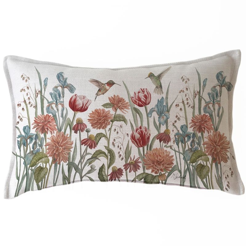 MARGARITA SCHEEL BY CASA ALVARINHO - FUNDA COJÍN MARISA BULERÍA FLORAL 50X30
