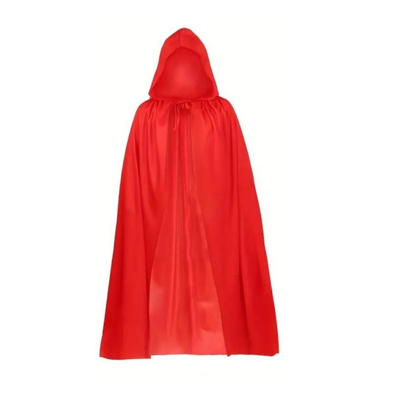 GENERICO - Capa Roja Con Capucha Adulto