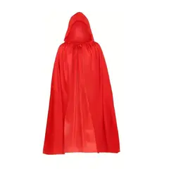 GENERICO - Capa Roja Con Capucha Adulto