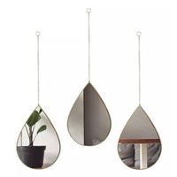 Set de 3 Espejos Gotas Colgantes