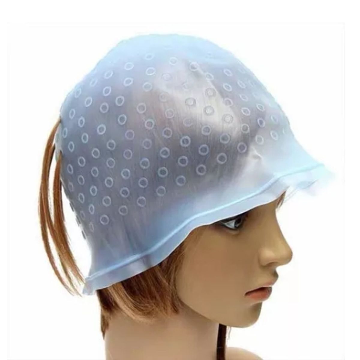 GENERICO - 6 Gorro Visos Goma / Tintura Decolorante Peluquería