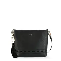 ZIOL - Cartera bandolera mediana kristal negro