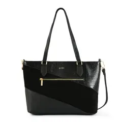 ZIOL - Cartera dos asas mediana susuan negro