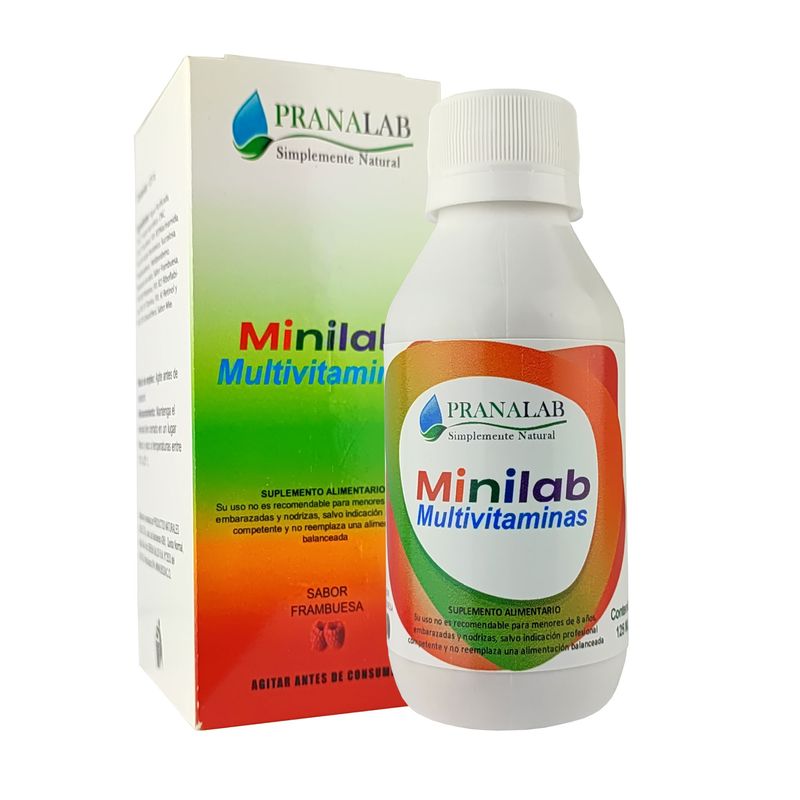 PRANALAB - MULTIVITAMINICO PRANALAB JARABE 125ML  Pack 3 Frascos.-