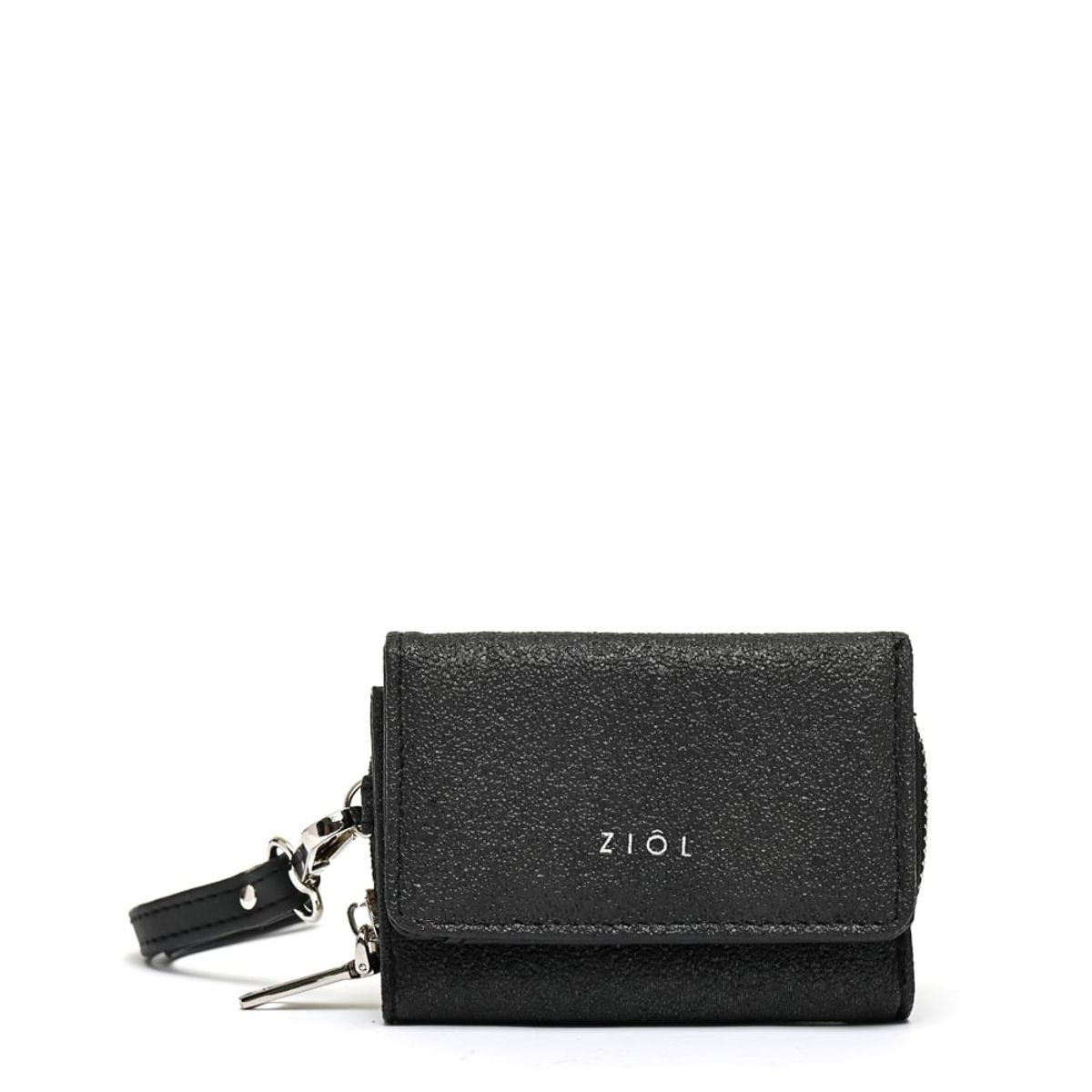 ZIOL - Billetera cierre exterior pequeña jamie negro