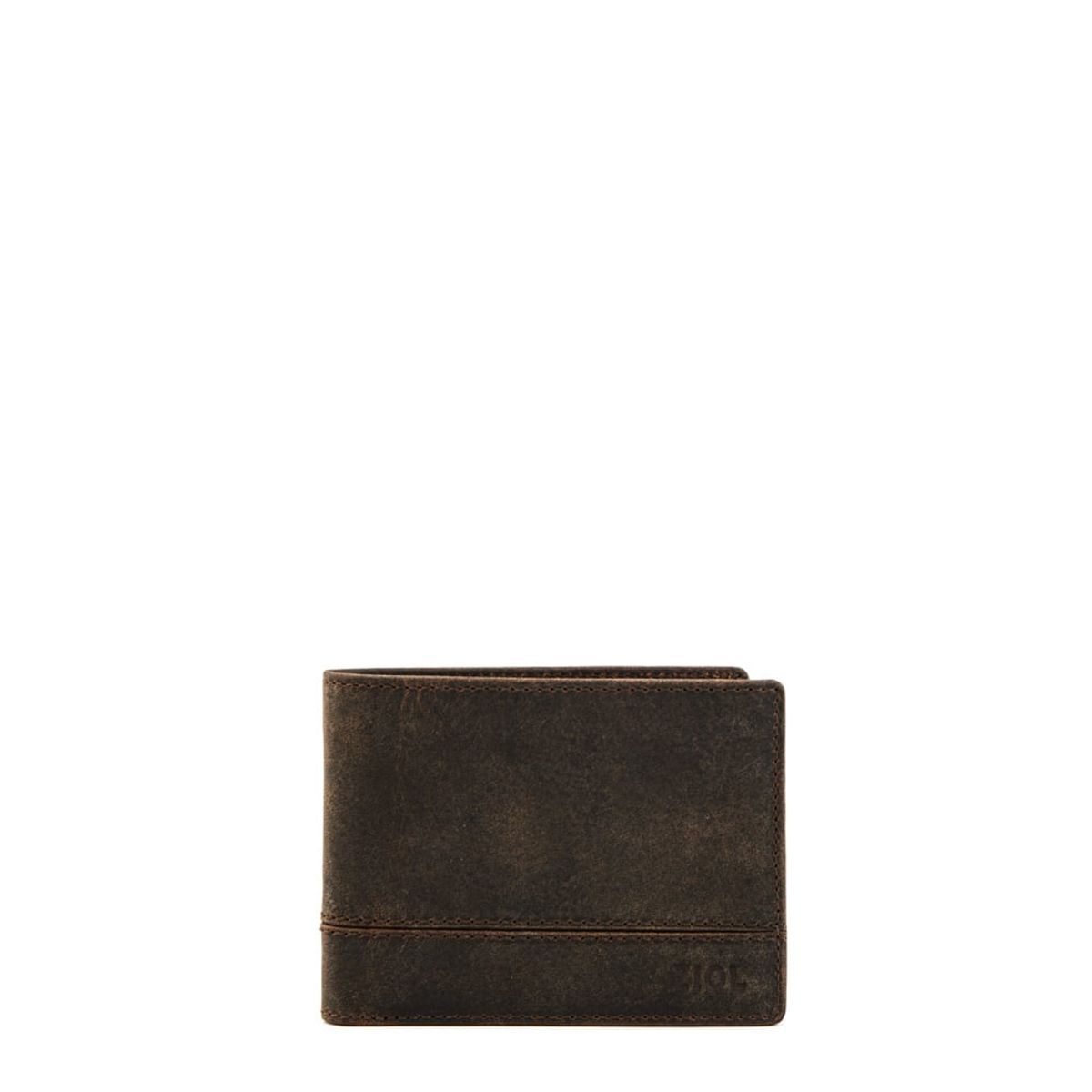 ZIOL - Billetera con aleta mediana juan café