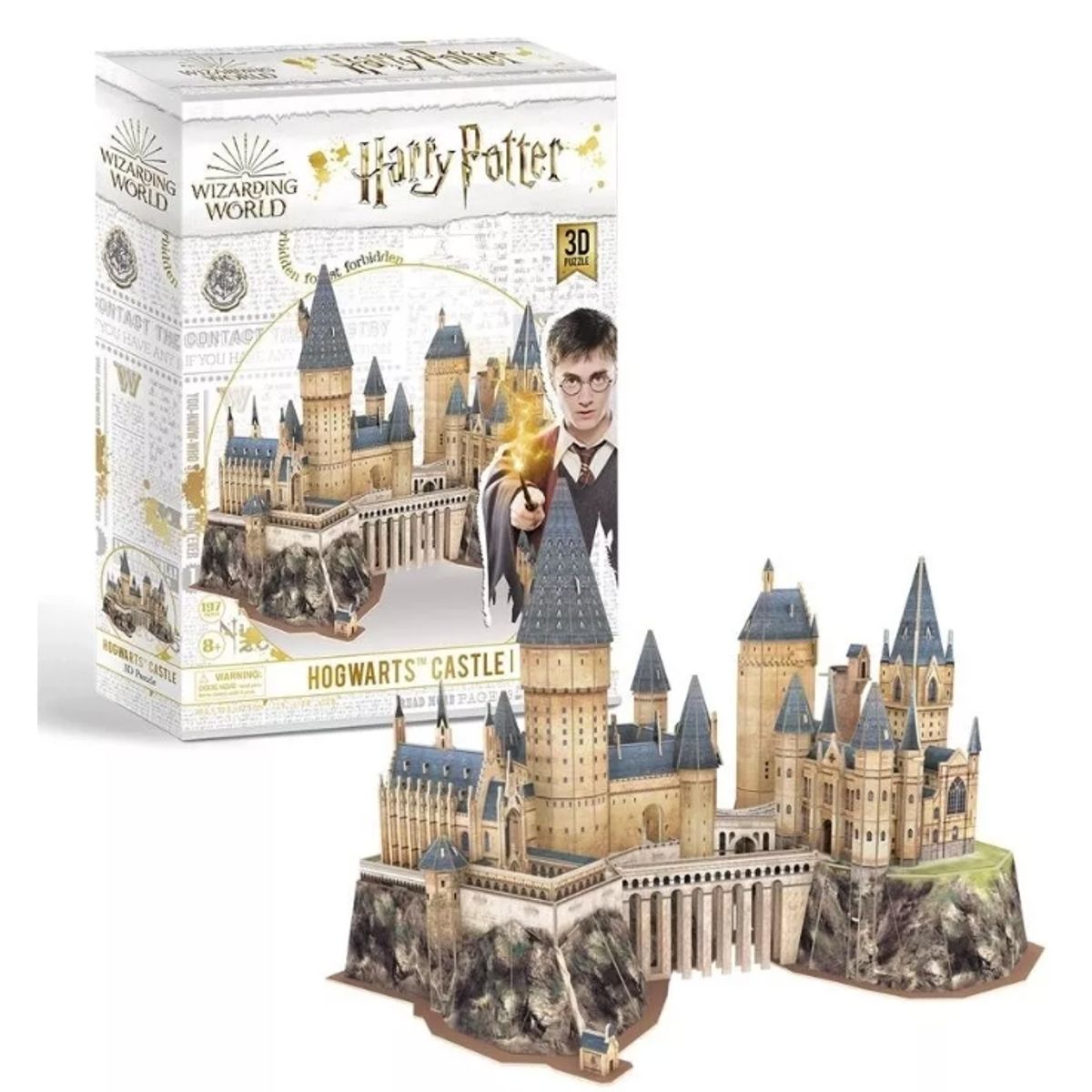 GENERICO - Puzzle 3D CubicFun Harry Potter Hogwarts castle 197 piezas