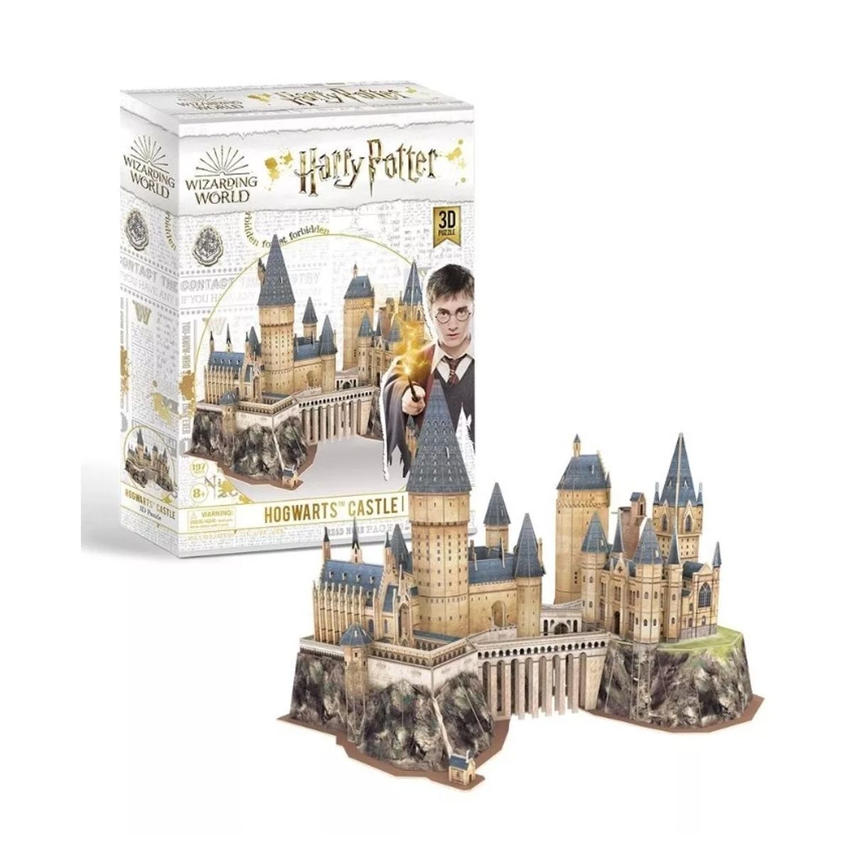 GENERICO - Puzzle 3D CubicFun Harry Potter Hogwarts castle 197 piezas