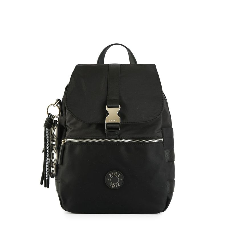 ZIOL - Mochila con tapa mediana tavira negro