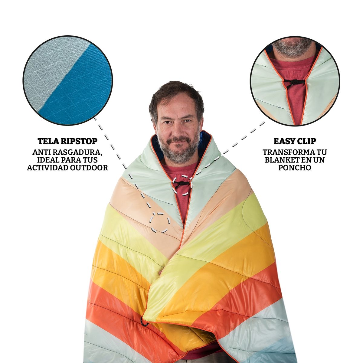 BOSSCAMP - Manta Térmica Blanket Día Bosscamp 130 x 190