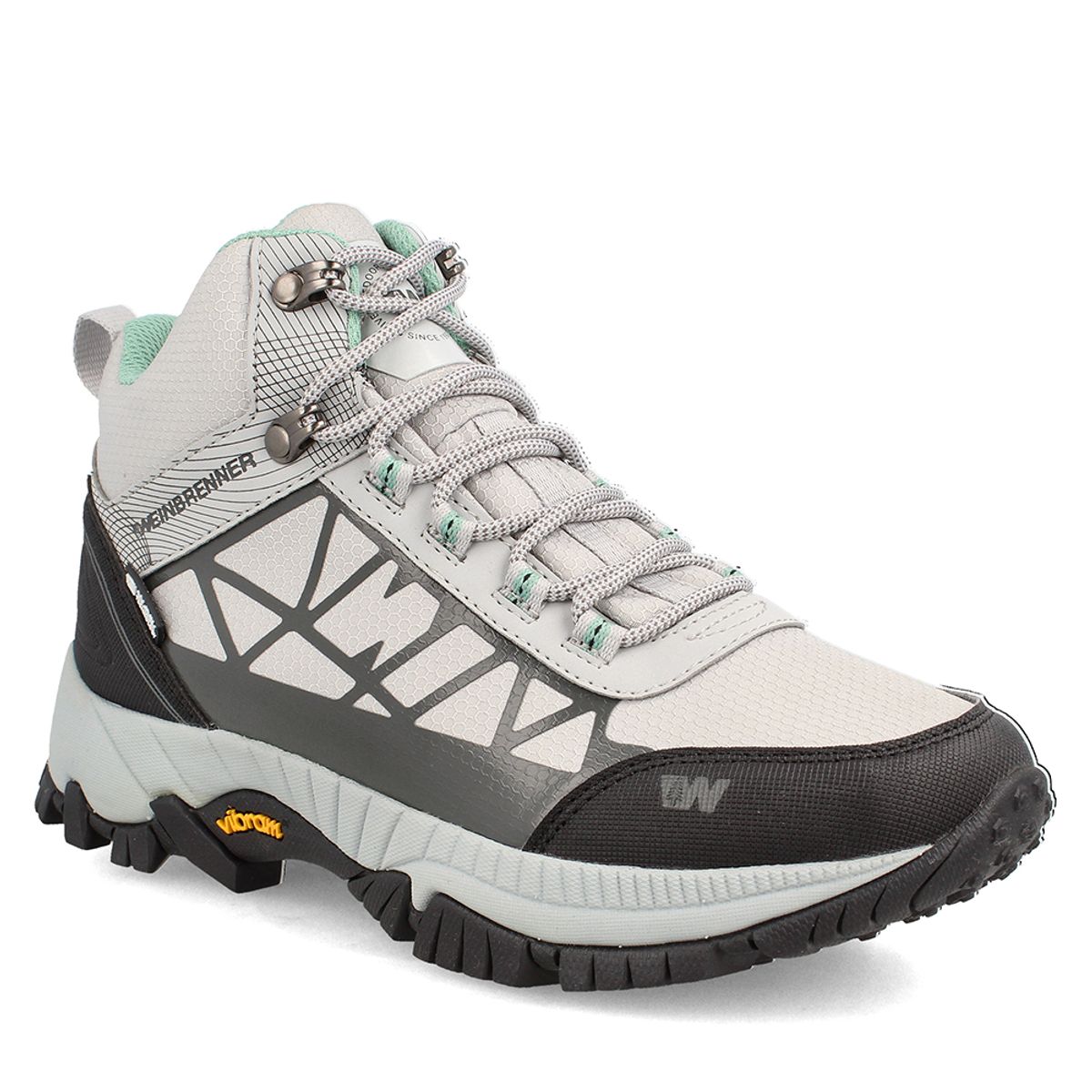 WEINBRENNER - Botín Mujer Weinbrenner Himalaya Pyxis Hi Gris - Verde Claro