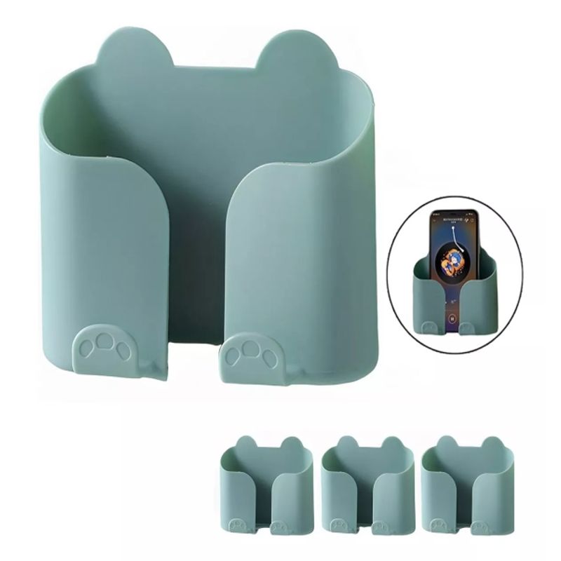 GENERICO - 4pk Soportes De Pared Adhesivo Para Celular Y Control Remoto