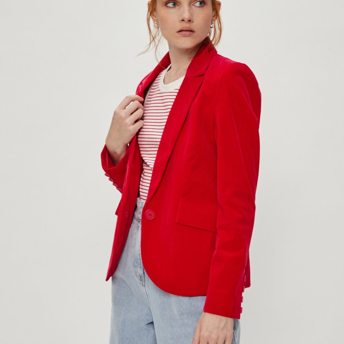 IO - Blazer Rojo Mujer Io