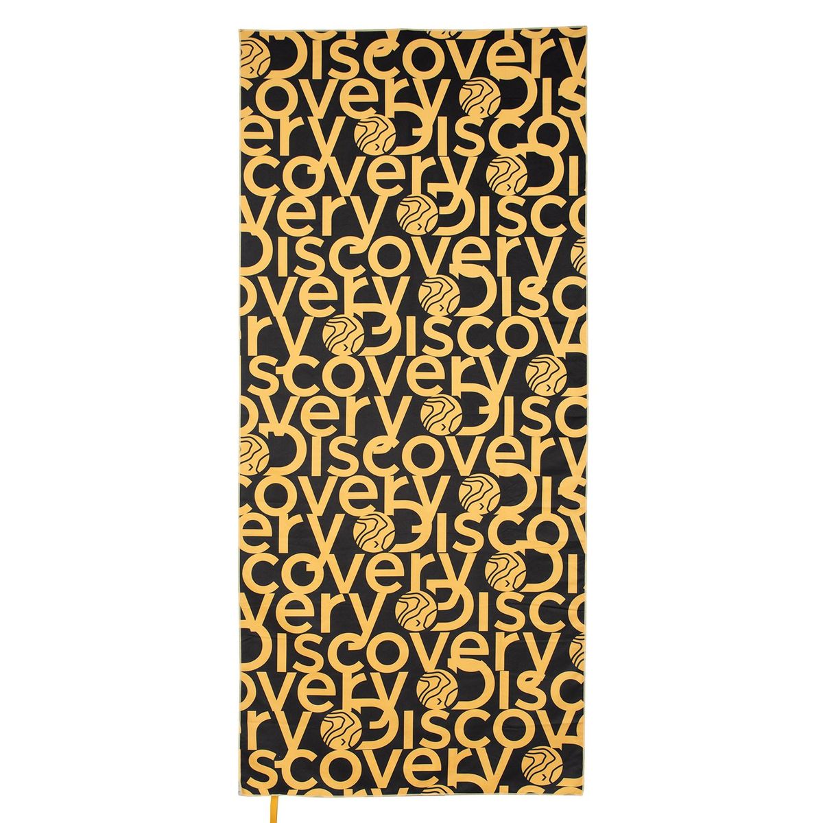 DISCOVERY - Toalla Microfibra grande Amarillo - Negro Discovery 90 x 200