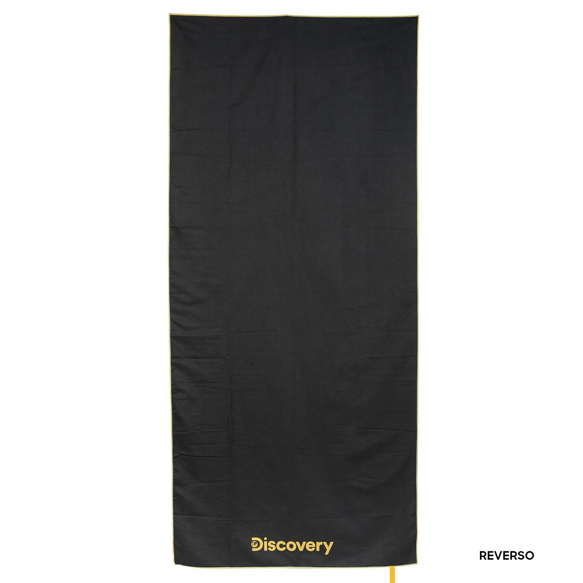 DISCOVERY - Toalla Microfibra grande Amarillo - Negro Discovery 90 x 200