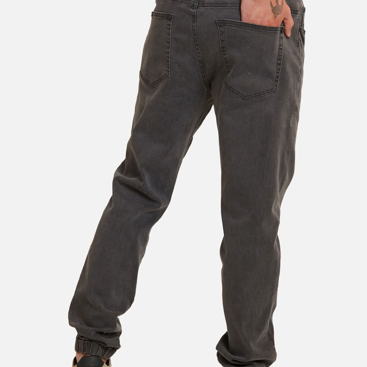 MAUI AND SONS - Pantalon Jogger Maui Denim Hombre Gris Maui And Sons