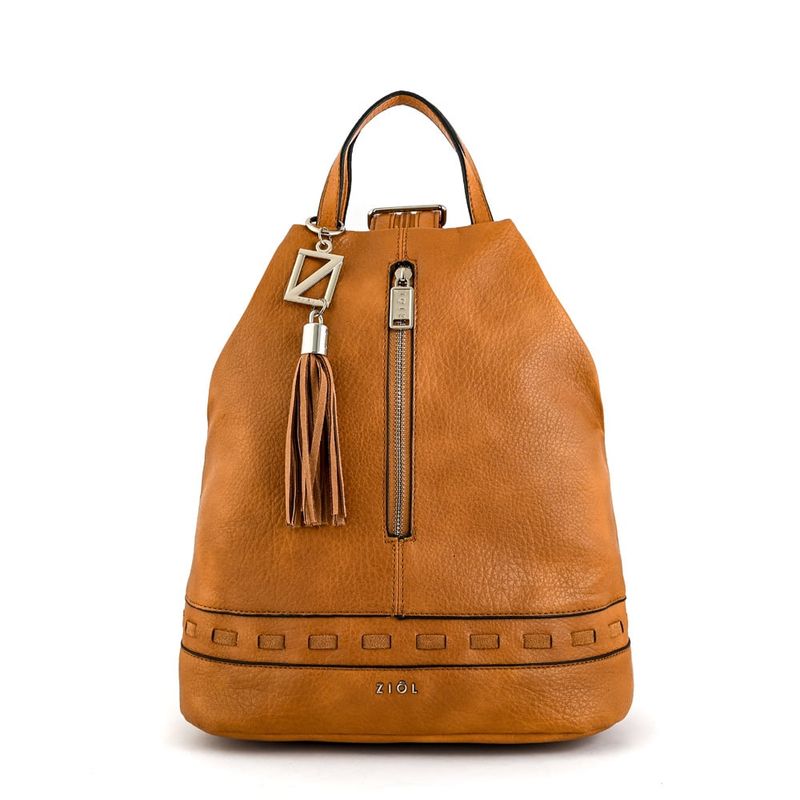 ZIOL - Mochila mediana kristal camel