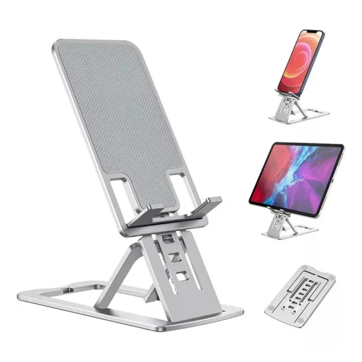 GENERICO - Soporte Base Celular Plegable Metálico Aluminio