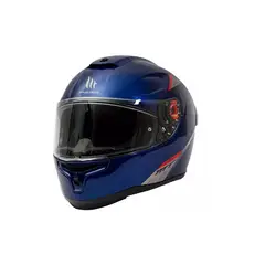 GENERICO - Casco De Moto Hummer Solid A7 Azul + Regalo Talla M