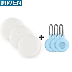 DIWEN - Dispositivo antipérdida para iPhone funda protectora Azul 3 Pack