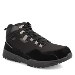 WEINBRENNER - Botín Hombre Beagle Whistler Mid Negro - Gris