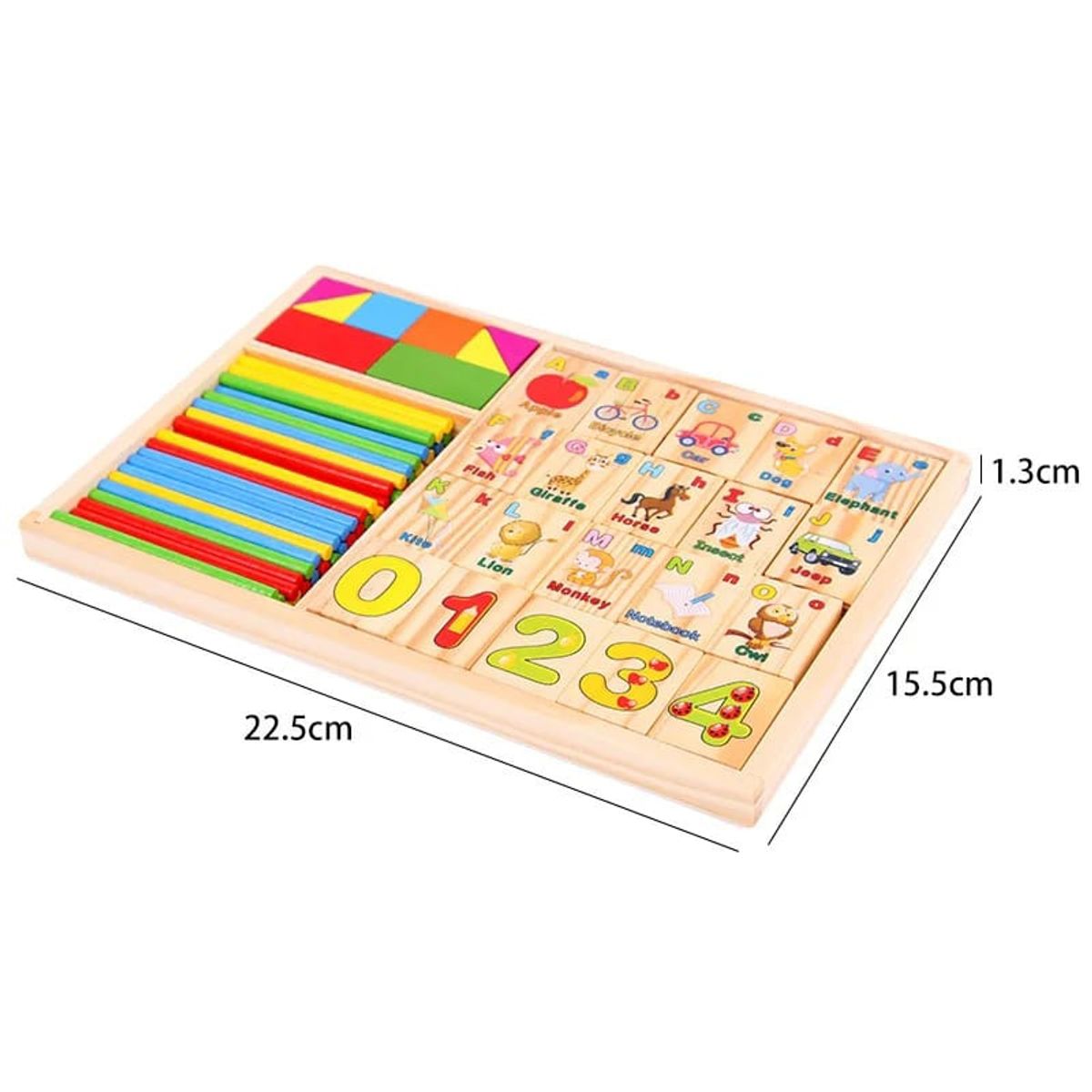 GENERICO - JUEGO BLOQUES DE APRENDIZAJE CONTEO Y ALFABETO