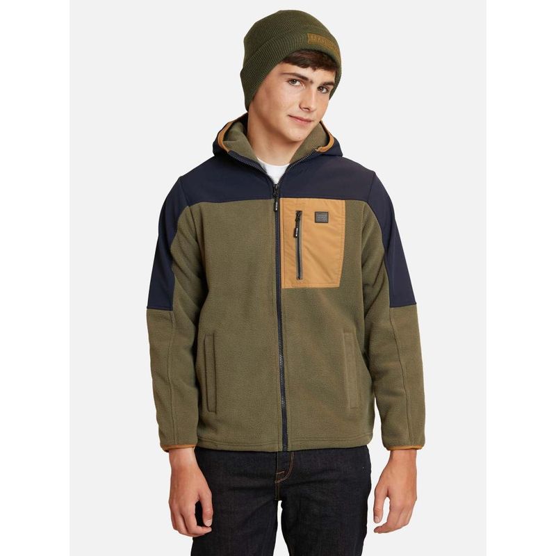 MAUI AND SONS - Poleron Micropolar Danger Verde Infantil Maui And Sons - Verde