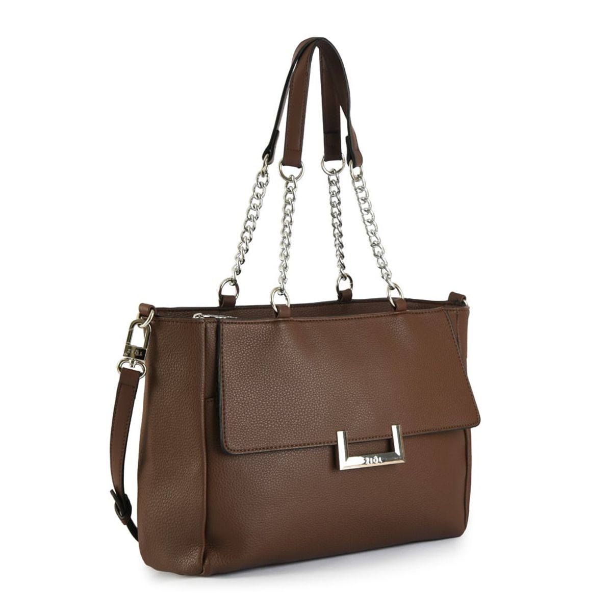 ZIOL - Cartera tote lucca mediana café oscuro