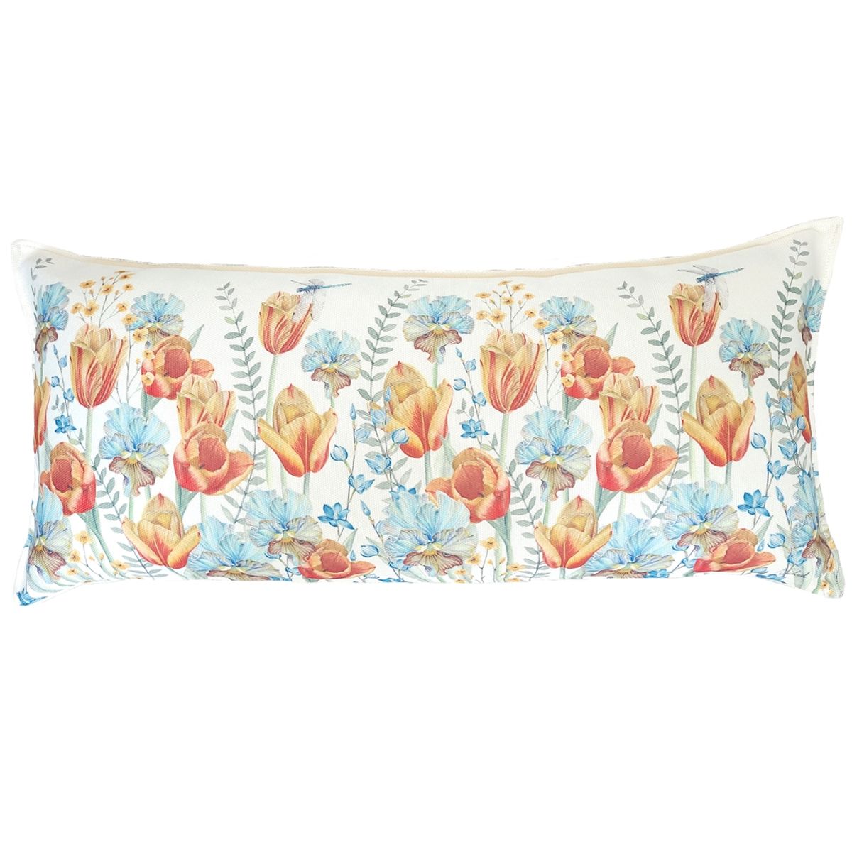 MARGARITA SCHEEL BY CASA ALVARINHO - FUNDA COJÍN MARISA TULIPANES Y PENSAMIENTOS XL