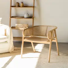 AMOBLE - Poltrona Jati Natural Amoblé