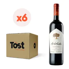 ARBOLEDAA - 6x Vino Arboleda Carmenere 13,5° 750cc