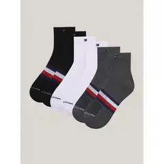 TOMMY HILFIGER - Pack De 3 Calcetines Sport Athletic Multicolor