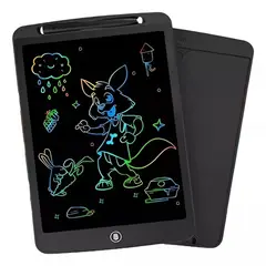 GENERICO - Pizarra Niños Tableta De Dibujos Lcd 12 Pulgadas Negro