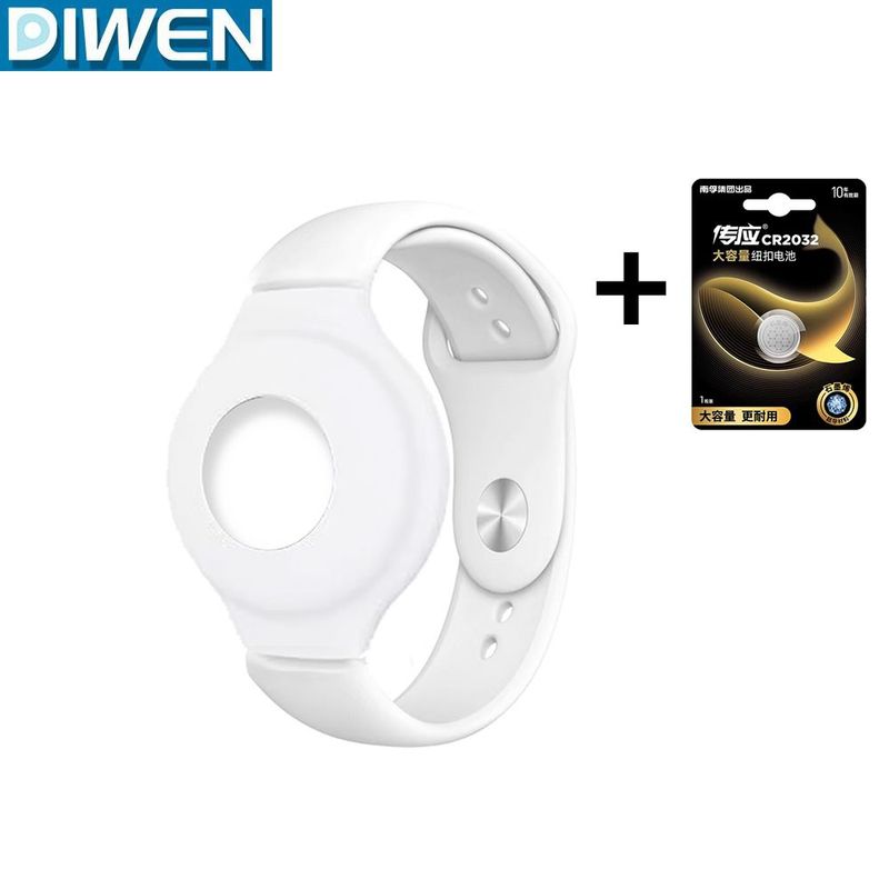 DIWEN - Pulsera antipérdida para iPhone iPad Mac Blanco