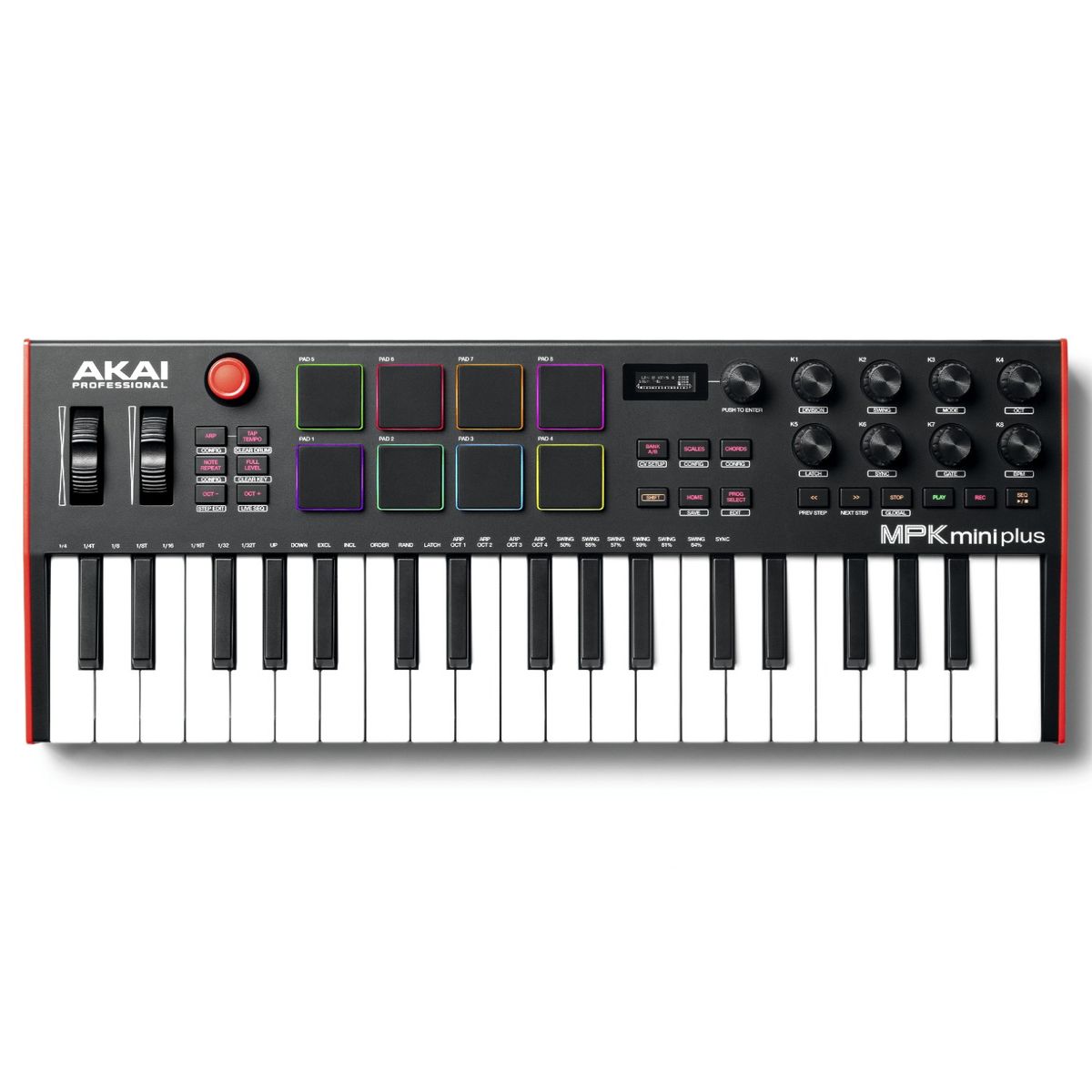 AKAI PROFESSIONAL - Controlador MIDI Profesional 37 Teclas Akai MPK Mini Plus