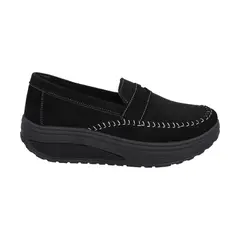POLICE - Mocasín Mujer Negro/Gris Sole